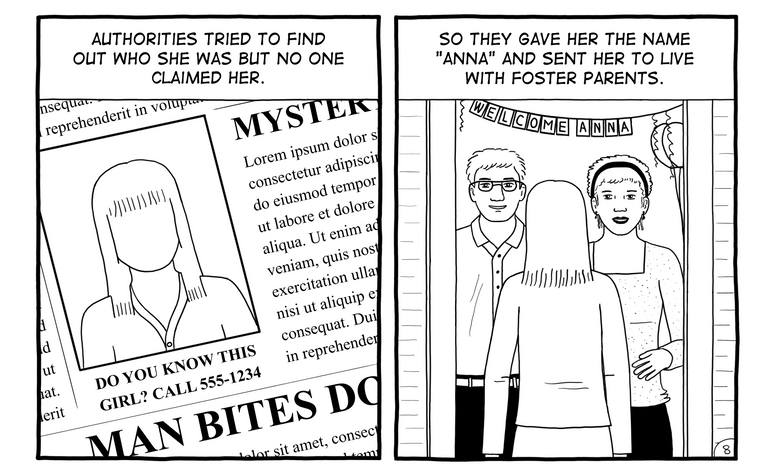 The Girl Without a Face page 8